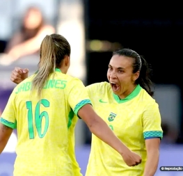 Seleção brasileira vence a Nigéria por 1 a 0 na estreia do futebol feminino olímpico
